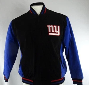 Chaqueta de cuero con cremallera completa para hombre New York Giants NFL G-III - Imagen 1 de 7