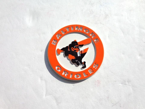 VINTAGE MLB BALTIMORE ORIOLES FRIDGE MAGNET STANDING BOARD OLD SCHOOL RARE Cover