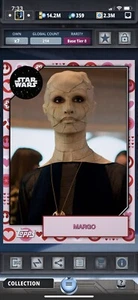 Topps Star Wars Digital Card Trader Tier 8 - Valentines 2 Margo 2019 Base - Picture 1 of 1