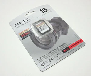 PNY 16G class 10 SD card for Nikon Coolpix S01 S6500 S6400 S6300 S4300 S3300 - Picture 1 of 1
