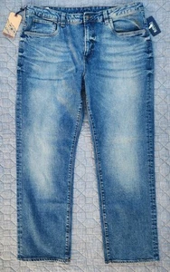 Buffalo David Bitton Relaxed Straight Driven Jeans Crinkled and Sanded; 40x32 - Bild 1 von 6