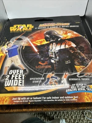 Darth Vader Trick HoverDisc Inflatable Hover Floats Defies Gravity Star Wars - Image 1 of 4