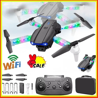 Mini Drohne mit 1080P HD Dual Kamera Drohnen WiFi  Faltbarer Quadcopter + Akku - Bild 1 von 4