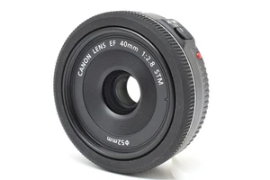 Canon EF 40mm f/2.8 STM Macro Black AF Pancake Lens For EF From JAPAN [Exc+++] # - Picture 1 of 12