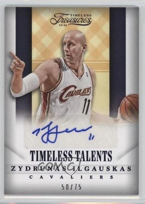 Panini Timeless Treasures Talents Sapphire 2013/75 Zydrunas Ilgauskas #17 automático Foto 1 de 2