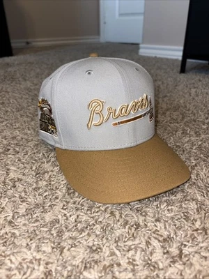 New Era Atlanta Braves Fitted Hat Cap 2000 All Star Game Patch, Size 7 1/8 - Image 1 of 4