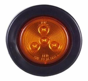Optronics Inc Round LED Sealed Marker/Clearance Lights - 2in MCL-55AK-AMBER - Picture 1 of 4