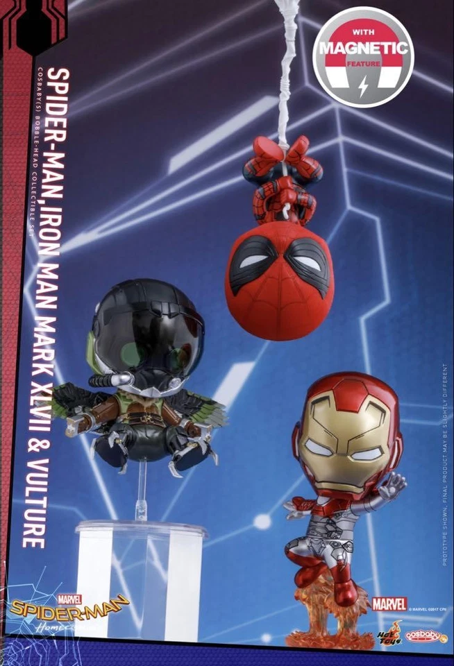 Cosbaby Spider-Man Iron Man Hot Toys Avengers Foto 1 de 3