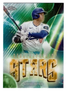 Shohei Ohtani 2024 Topps Chrome Stratospheric Stars SP Los Angeles Dodgers - Picture 1 of 2