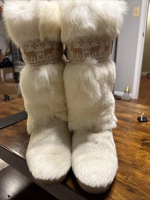 Tecnica Polar Capretta Mujer’s Botas de Piel EU39/8 US- Usadas Una Vez Foto 1 de 4