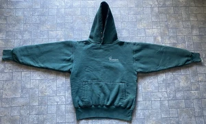 Vintage Camber Snap Neck Hoodie Heavyweight Double Thick Layer Pullover Grün M - Bild 1 von 23