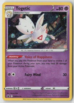Togetic - SWSH276 - SWSH: Sword & Shield Promo Cards Holofoil- PTCG - Image 1 of 2