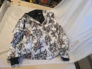 Pre-Owned Women's SMN Ski Jacket Size L - Floral Pattern - Picture 1 of 4