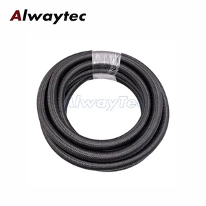 AN10 Universal Car Fuel Hose Nylon Steel Braided Pipeline Radiator Brake Hose - Imagen 1 de 6