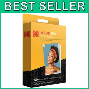 Zink Paper for Step and Smile Cameras - 100 Sheets - Picture 1 of 8