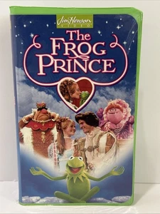 Vintage Jim Henson The Frog Prince VHS Tape In Green Clamshell Box - Picture 1 of 10