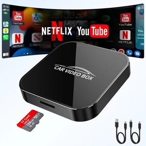 Adaptador Carplay Inalámbrico con Netflix YouTube, 2025 Caja de Video Inalámbrica para Reproducir Coche - Imagen 1 de 7