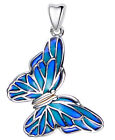 Sterling Silver Butterfly Charm Pendant For Bracelet Or Necklace Gift Women Her