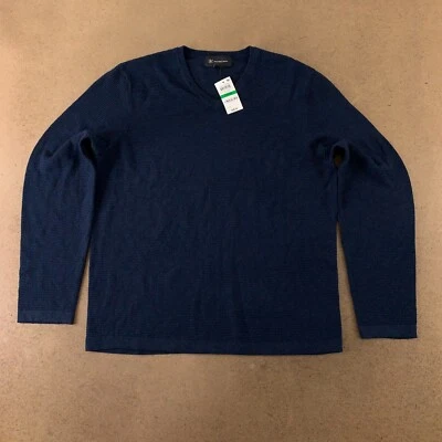 Suéter INC International Concepts Para Hombre Talla Grande Azul Marino Texturizado Cuello en V Nuevo con Etiquetas Foto 1 de 4