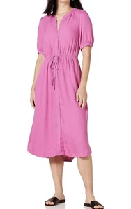 Amazon Essentials Women's Relaxed Fit Half-Sleeve Waisted Midi A-Line Dress XXL - Picture 1 of 3