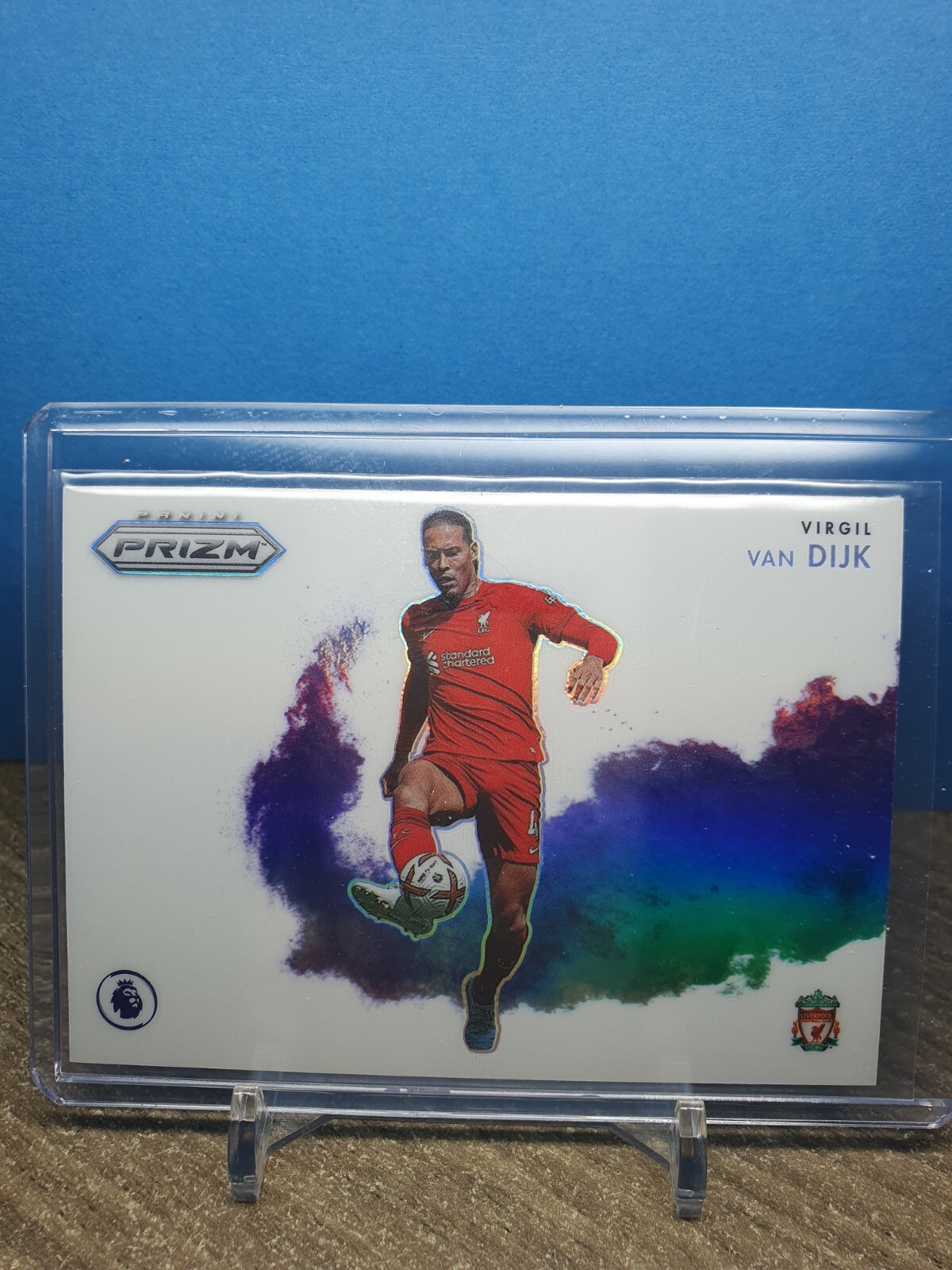 2022-23 panini prizm premier league soccer VIRGIL van DIJK color blast SP