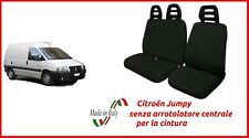 Coprisedili per Citroën Citroen Jumpy senza arrotolatore fodere trapuntate nero 