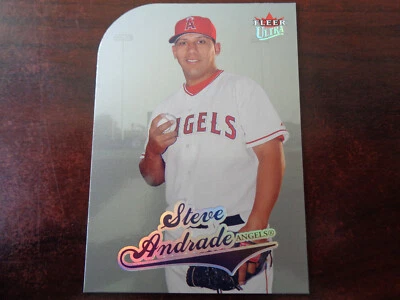 2004 Fleer Ultra Steve Andrade #'ed 20/100 Platinum Medallion-ANGELS - Image 1 of 2