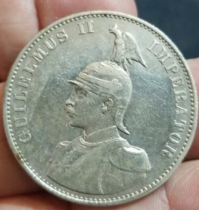 Deutsch Ostafrika 1894 2 Rupien. High Grade, Key Date, Low Mtg. Bk Wert 650€ - Bild 1 von 2