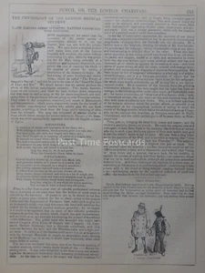 c1841 PART 7 PHYSIOLOGY OF THE LONDON MEDICAL STUDENT Political Satire & Cartoon - Picture 1 of 2