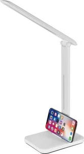 Lámpara de escritorio blanca regulable LED fácil de usar Blaupunkt 3000-6000K carga USB - Imagen 1 de 7