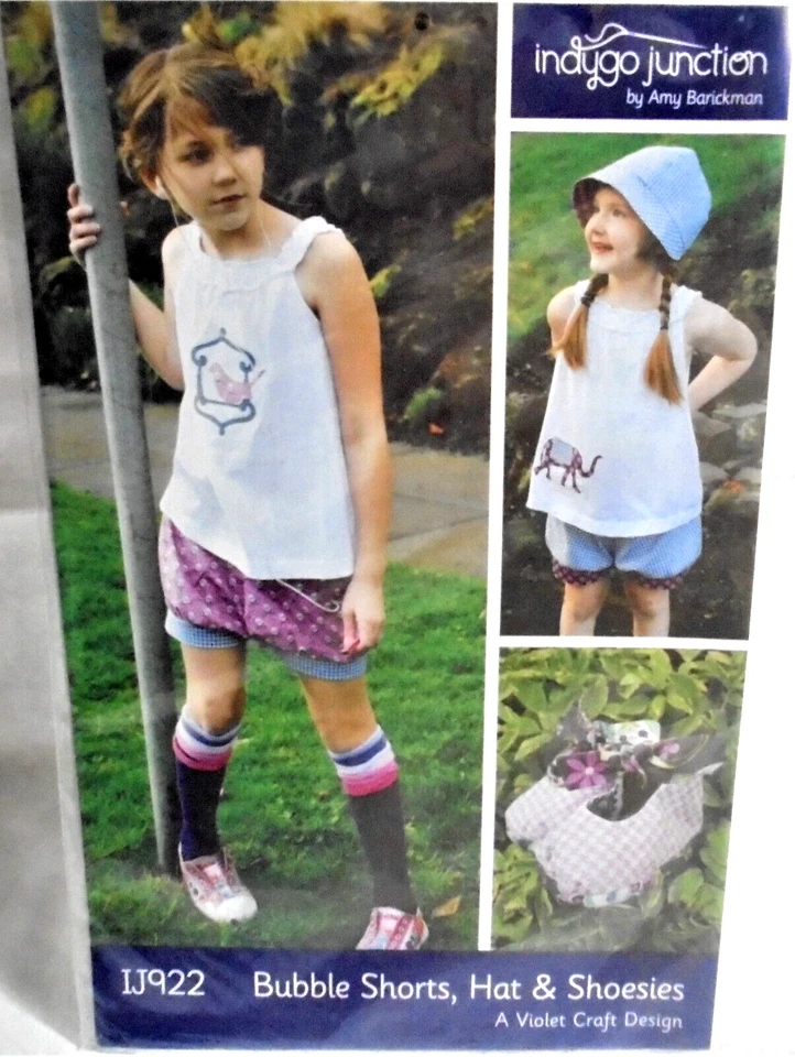 IJ922 Bubble Shorts, Hat, Shoe Pattern,0-6M+12M-3Y+4-10 yrs~Indygo Junction-New - Image 1 of 4