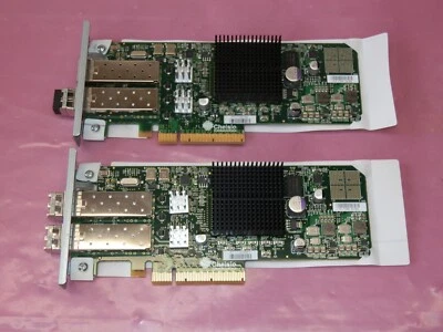 TWO Chelsio 110-1088-30 N320-SR Dual-Port 10Gb Ethernet PCIe Network Cards - Image 1 of 4