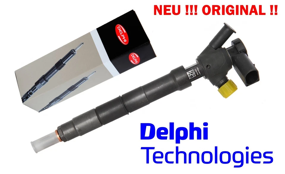 Inyector Inyector 04L130277D 28370681 Audi Seat Skoda VW DELPHI HRD365 ¡Nuevo! Foto 1 de 4