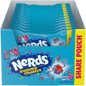NERDS GUMMY CLUSTERS VERRY BERRY 85g x 12 PACK - Picture 1 of 1