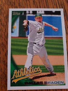 2010 topps baseball card Dallas Braden #417 - Picture 1 of 2