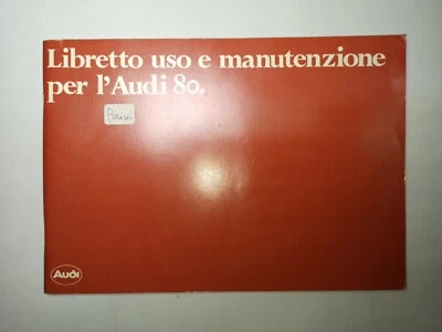 AUDI 80 Manuale uso e manutenzione Libretto Edizione Agosto 1978 - Immagine 1 di 4