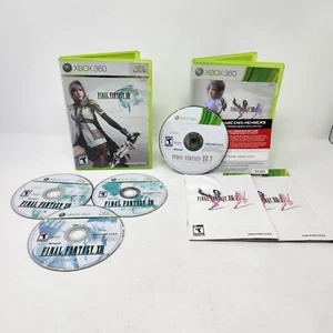 Final Fantasy XIII + XIII-2 Lot Xbox 360 NTSC-U/C Tested Working - Picture 1 of 11