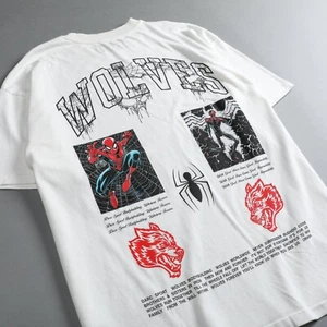 Darc Sport x Marvel Spider-Man WITH GREAT POWER Oversized Tee Size XL SOLD OUT - Picture 1 of 5