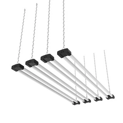 4 FT Linkable LED Shop Light 40W 5000K Bright Daylight 4000 Lumens Inline Switch - Image 1 of 4
