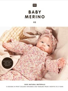 Rico Baby Merino 02 Knitting Pattern Design Book Yarn Wool - Picture 1 of 1