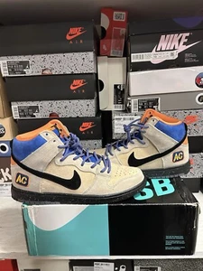 Size 10 - Nike Dunk Premium SB High Acapulco Gold - Picture 1 of 5