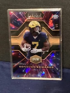Comodín de fútbol americano Donovan Edwards 2024 PRC 1/1 exclusivo nacional - Imagen 1 de 1