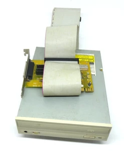 TEAC CD-R55S RETRO CD-ROM SCSI LAUFWERK mit LSI 53C810AE SCSI Karte und Kabel - Bild 1 von 5
