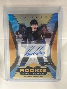 BOBBY MCMANN Leafs 2023-24 Trilogy Level 1 ROOKIE PREMIERES AUTO /349 - Picture 1 of 2