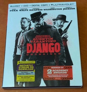 Django Unchained Blu-ray Quentin Tarantino  Jamie Foxx  Christoph Waltz   - Picture 1 of 6