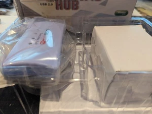 USB 2.0 switching HUB 2 inputs to 4 outputs 4 down-stream ports & 2 hosting port - Picture 1 of 4