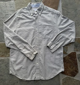 Natural BasiX Uomo Cotone Bottoni Tg Media Grigio - Foto 1 di 7