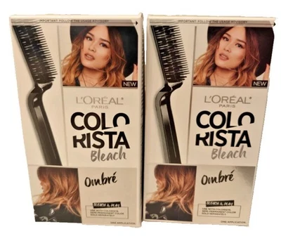 2 LOT Boxes Loreal Colorista Bleach & Play OMBRE Hair Color Colo Rista DYI NEW  - image 1 of 2