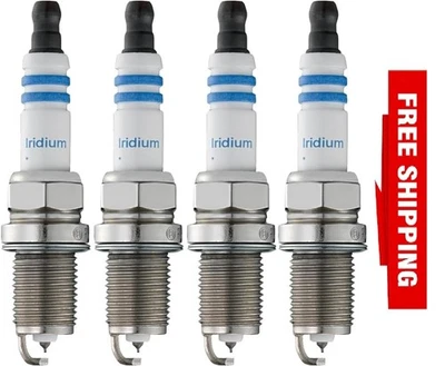 BOSCH 9602 OE - Bujía de doble iridio de alambre fino, paquete de 4  Foto 1 de 4