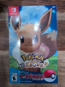 Pokemon Let's Go Eevee + Poke Ball Plus - Nintendo Switch Brand New Sealed Rare - Bild 1 von 6